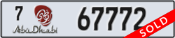 abu dhabi - code - 7 - number -67772