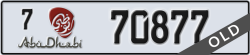 abu dhabi - code - 7 - number -70877