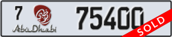 abu dhabi - code - 7 - number -75400