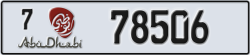 abu dhabi - code - 7 - number -78506