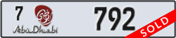 abu dhabi - code - 7 - number -792