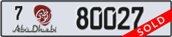 abu dhabi - code - 7 - number -80027
