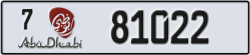 abu dhabi - code - 7 - number -81022