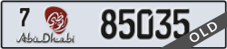 abu dhabi - code - 7 - number -85035