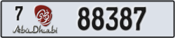abu dhabi - code - 7 - number -88308
