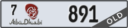 abu dhabi - code - 7 - number -891
