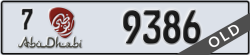 abu dhabi - code - 7 - number -9386