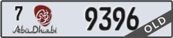 abu dhabi - code - 7 - number -9396