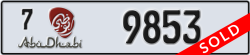 abu dhabi - code - 7 - number -9853