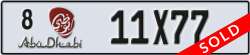 abu dhabi - code - 8 - number -11X77