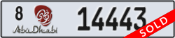 abu dhabi - code - 8 - number -14443