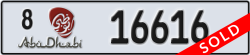 abu dhabi - code - 8 - number -16616