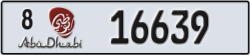 abu dhabi - code - 8 - number -16639