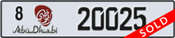 abu dhabi - code - 8 - number -20025