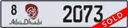 abu dhabi - code - 8 - number -2073