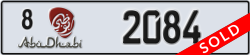 abu dhabi - code - 8 - number -2084