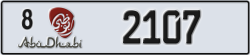 abu dhabi - code - 8 - number -2107