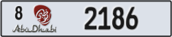 abu dhabi - code - 8 - number -2186