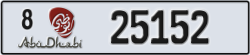 abu dhabi - code - 8 - number -25152