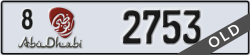 abu dhabi - code - 8 - number -2753