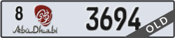 abu dhabi - code - 8 - number -3694