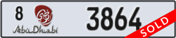 abu dhabi - code - 8 - number -3864