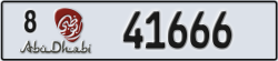 abu dhabi - code - 8 - number -41666