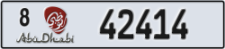 abu dhabi - code - 8 - number -42414