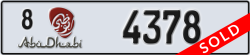 abu dhabi - code - 8 - number -4378