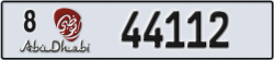 abu dhabi - code - 8 - number -44033