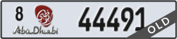 abu dhabi - code - 8 - number -44491