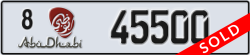 abu dhabi - code - 8 - number -45500