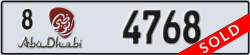 abu dhabi - code - 8 - number -4768