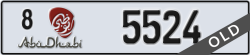 abu dhabi - code - 8 - number -5524