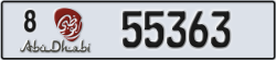abu dhabi - code - 8 - number -55363