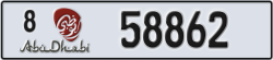 abu dhabi - code - 8 - number -58862