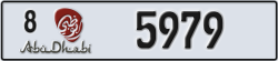 abu dhabi - code - 8 - number -5979
