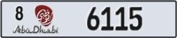 abu dhabi - code - 8 - number -6115