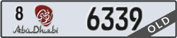 abu dhabi - code - 8 - number -6339