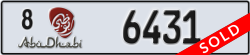 abu dhabi - code - 8 - number -6431