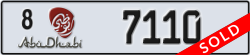 abu dhabi - code - 8 - number -7110