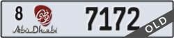 abu dhabi - code - 8 - number -7172
