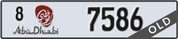 abu dhabi - code - 8 - number -7586