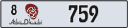 abu dhabi - code - 8 - number -759