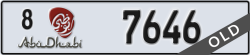 abu dhabi - code - 8 - number -7646