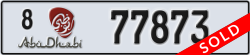 abu dhabi - code - 8 - number -77873