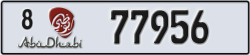abu dhabi - code - 8 - number -77956