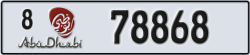 abu dhabi - code - 8 - number -78868