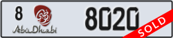 abu dhabi - code - 8 - number -8020