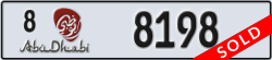 abu dhabi - code - 8 - number -8198